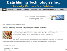 Tablet Screenshot of data-mine.com